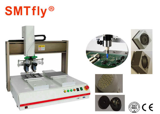 Çin Çift Tablalı Çalışma SMT Lehim Yapıştırma Makinası, Tutkal Dağıtım Sistemleri SMTfly-322 Yapıştırın Tedarikçi