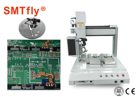 Çin 10Kg Nokta Noktası Lehimleme Makinesi, Robotik Kaynak Makinesi SMTfly-FL302D Tedarikçi
