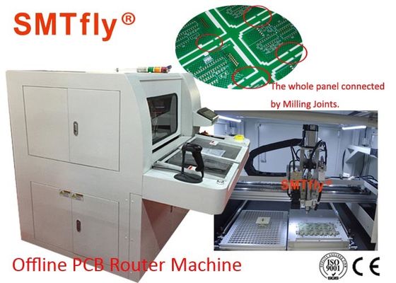 Çin Manuel Yükleme Boşaltma PCB Depaneling Yönlendirici Makinesi Bilgisayarlı SMTfly-F01-S Tedarikçi