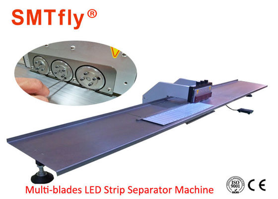 Çin Depaneling LED Aydınlatma Alüminyum, SMTfly-3S için Çok bıçaklı V Cut PCB Depaneling Makinesi Tedarikçi